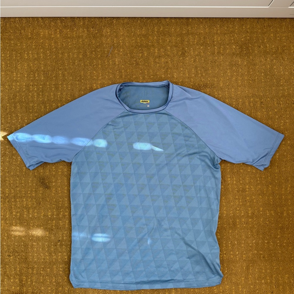 MAVIC Blue Cycling Shirt Large